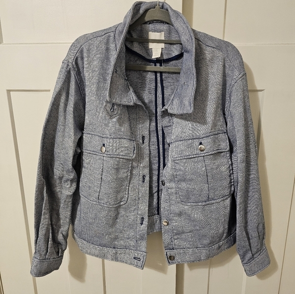 H&M Cropped Jacket LG - Picture 2 of 9